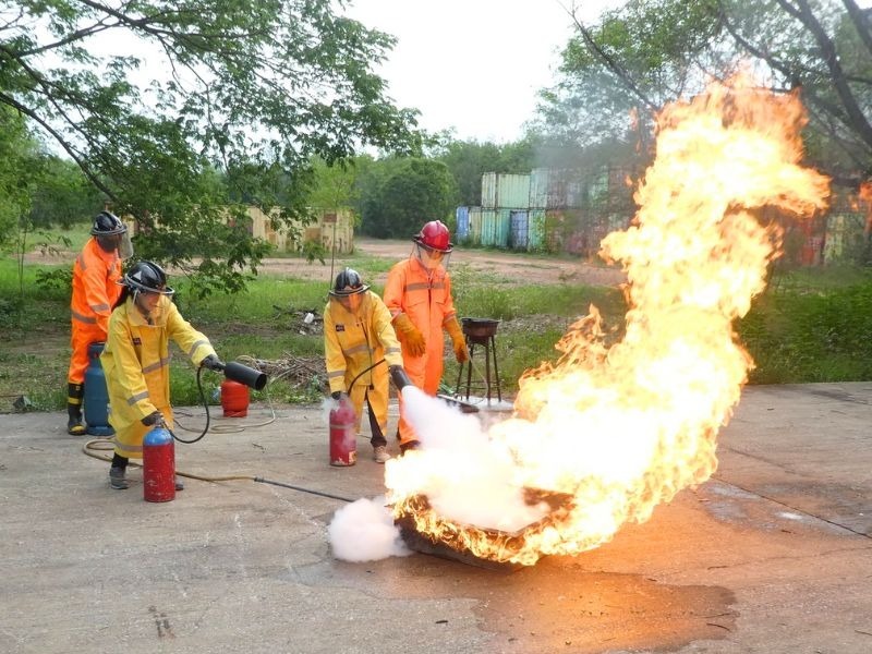 รับอบรมดับเพลิง